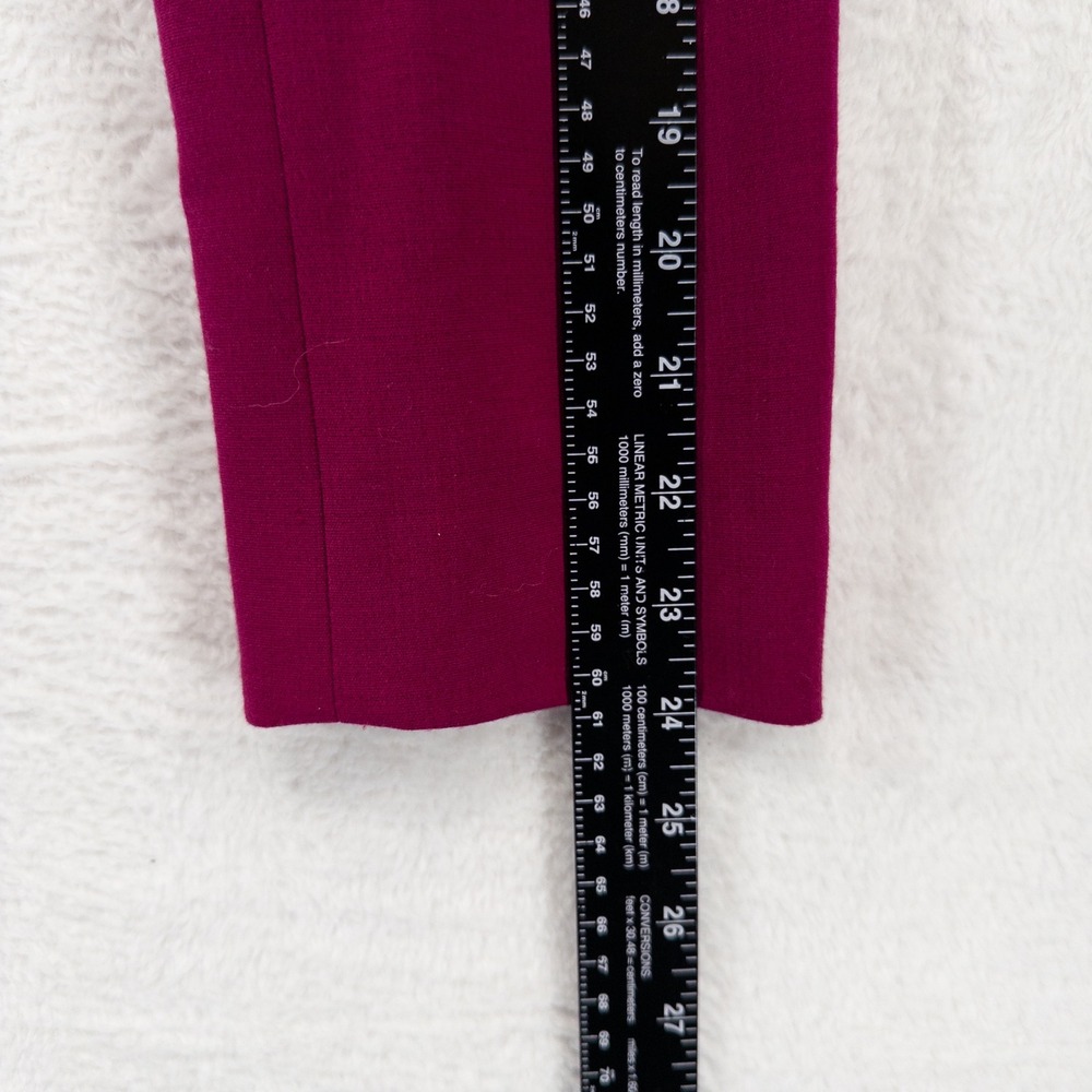 Tahari Womens Blazer Size 6 Magenta Pink Belted Button Front Career Jacket
